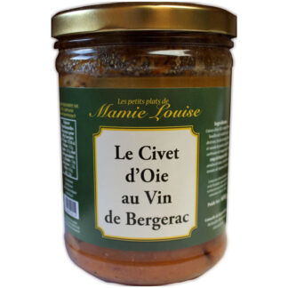 mamie_louise civet d'oie au vin bergerac