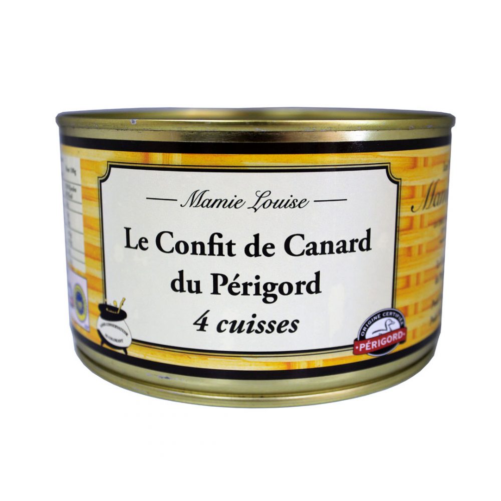 foie_gras_mamie_louise_confit de canard IGP Périgord